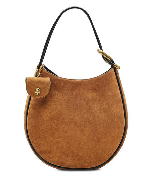 The Suede Large Dual Hobo Bag