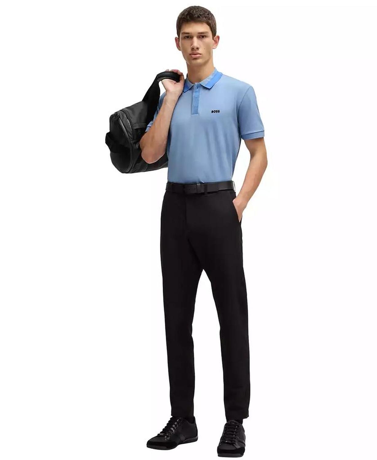Men's Contrast Logo Polo Shirt