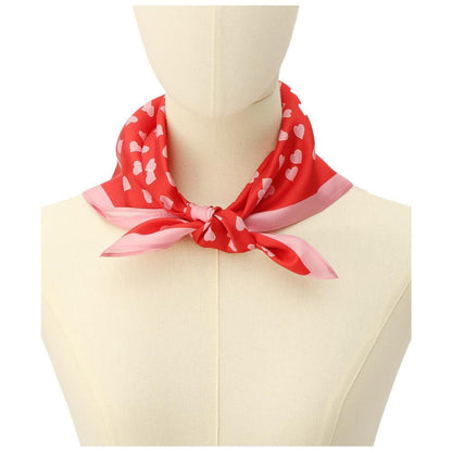 Women's Heart Links Silk Bandana