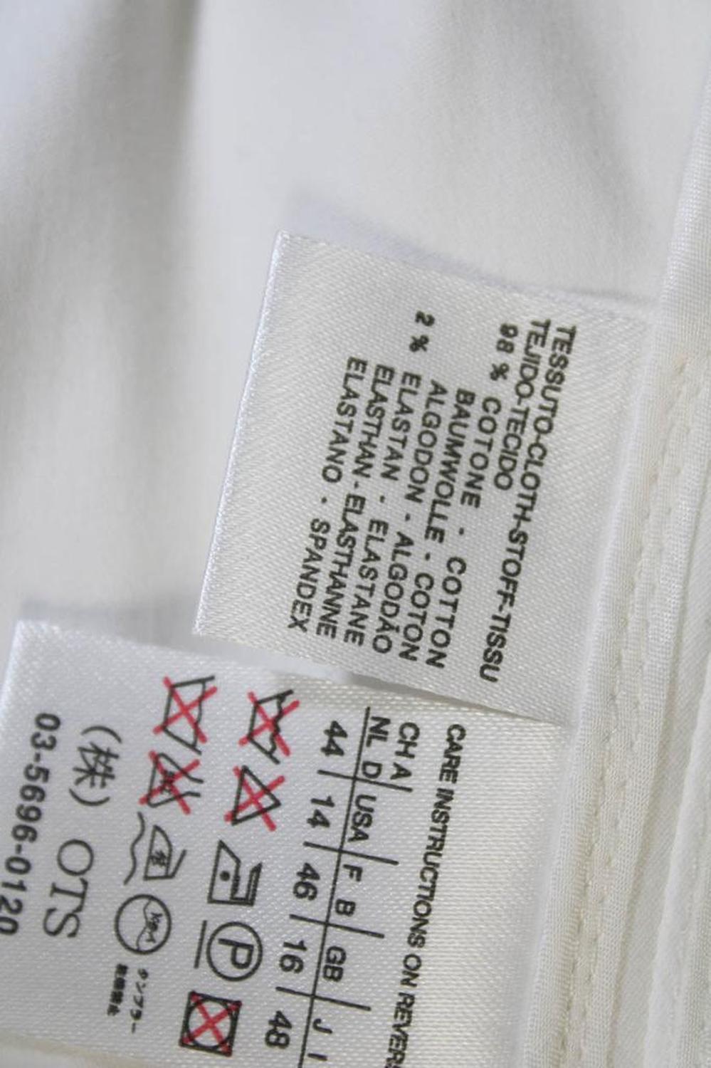 Max Mara Womens Two Button Collared Long Sleeved Blazer Jacket White