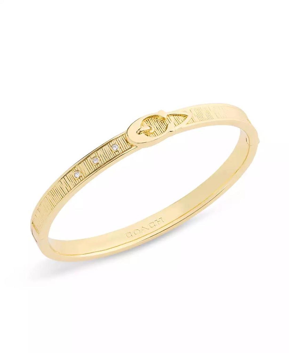 Gold Plated Buckle Bangle Bracelets