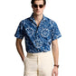 Classic Fit Cotton-Linen Camp Shirt