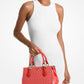 Marilyn Medium Signature Logo Satchel