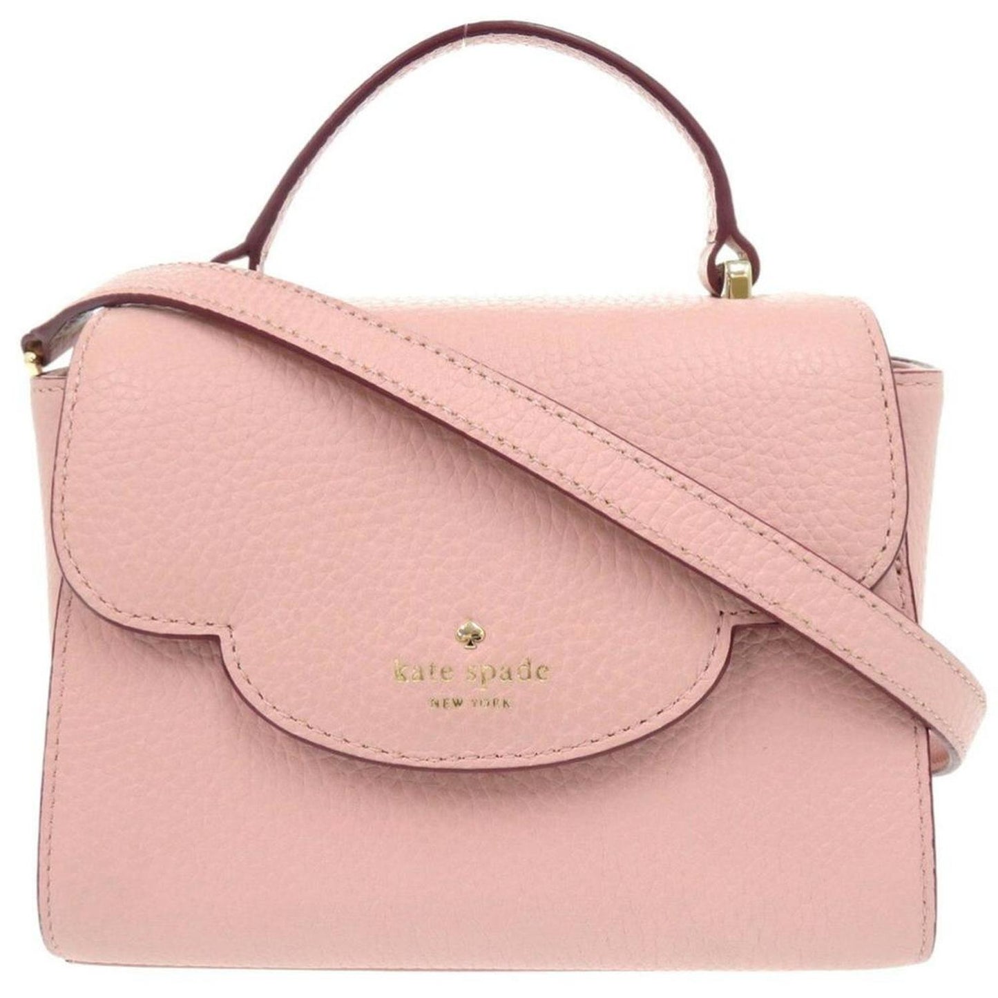 Leather Handbag Shoulder Bag (Pre-Owned)