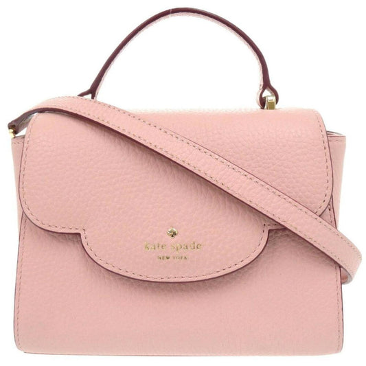 Leather Handbag Shoulder Bag (Pre-Owned)