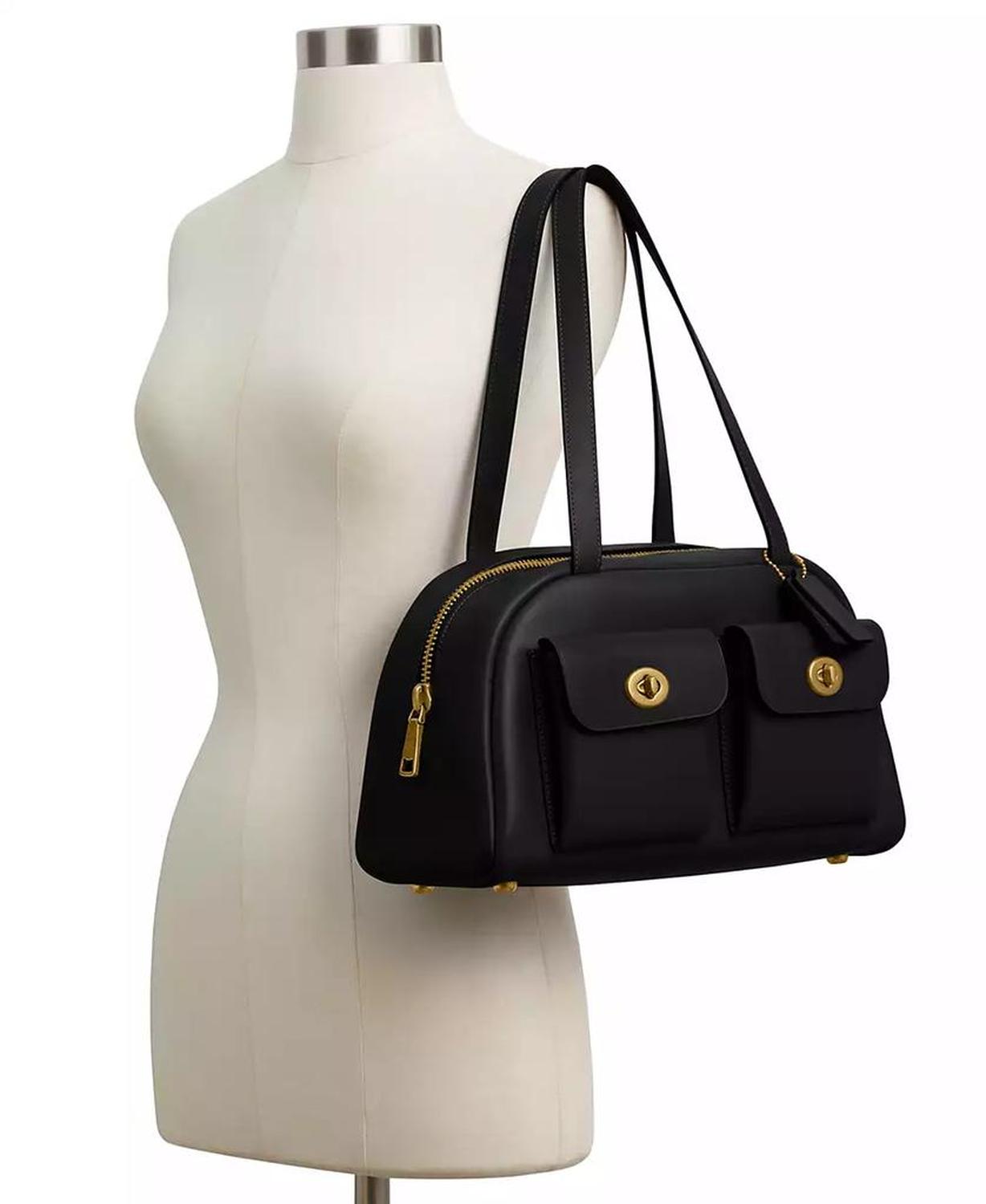 Women's Originals Twin Turnlock Waxed Smooth Bag