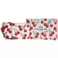 Boxed Essential Small Cherry Print Leather Wristlet