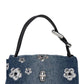 Marc Jacobs The Sequin Daisy Denim Mini Dual Bag