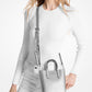 Vincent Extra-Small Metallic Crossbody Bag With Logo Card Case