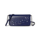 Devin Embellished Shiny Saffiano Flap Chain Wallet