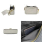 Navy  Leather Shoulder Bag (Pre-Owned)