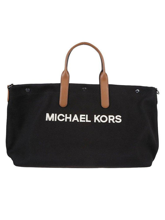 Michael Kors Brooklyn Logo Embroidered Large Tote Bag