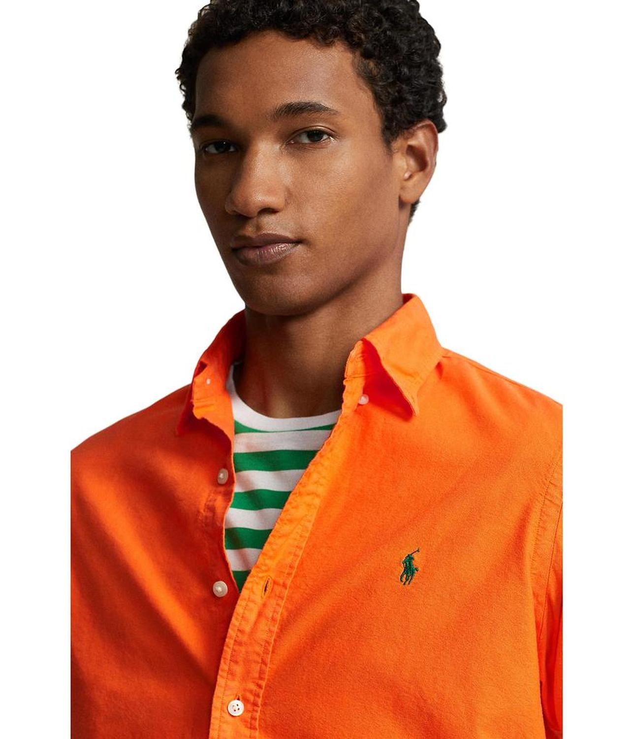 Classic Fit Garment-Dyed Oxford Shirt