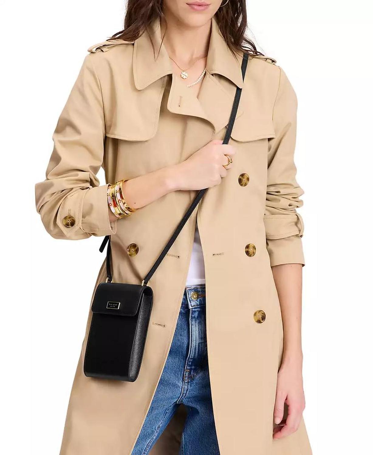 Serena Mini Leather Phone Crossbody Bag