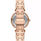 Women's Laney Three-Hand Rose Gold-Tone Stainless Steel Watch, 30mm