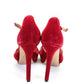 Michael Michael Kors Women's Open Toe Strappy Stiletto Sandals Red