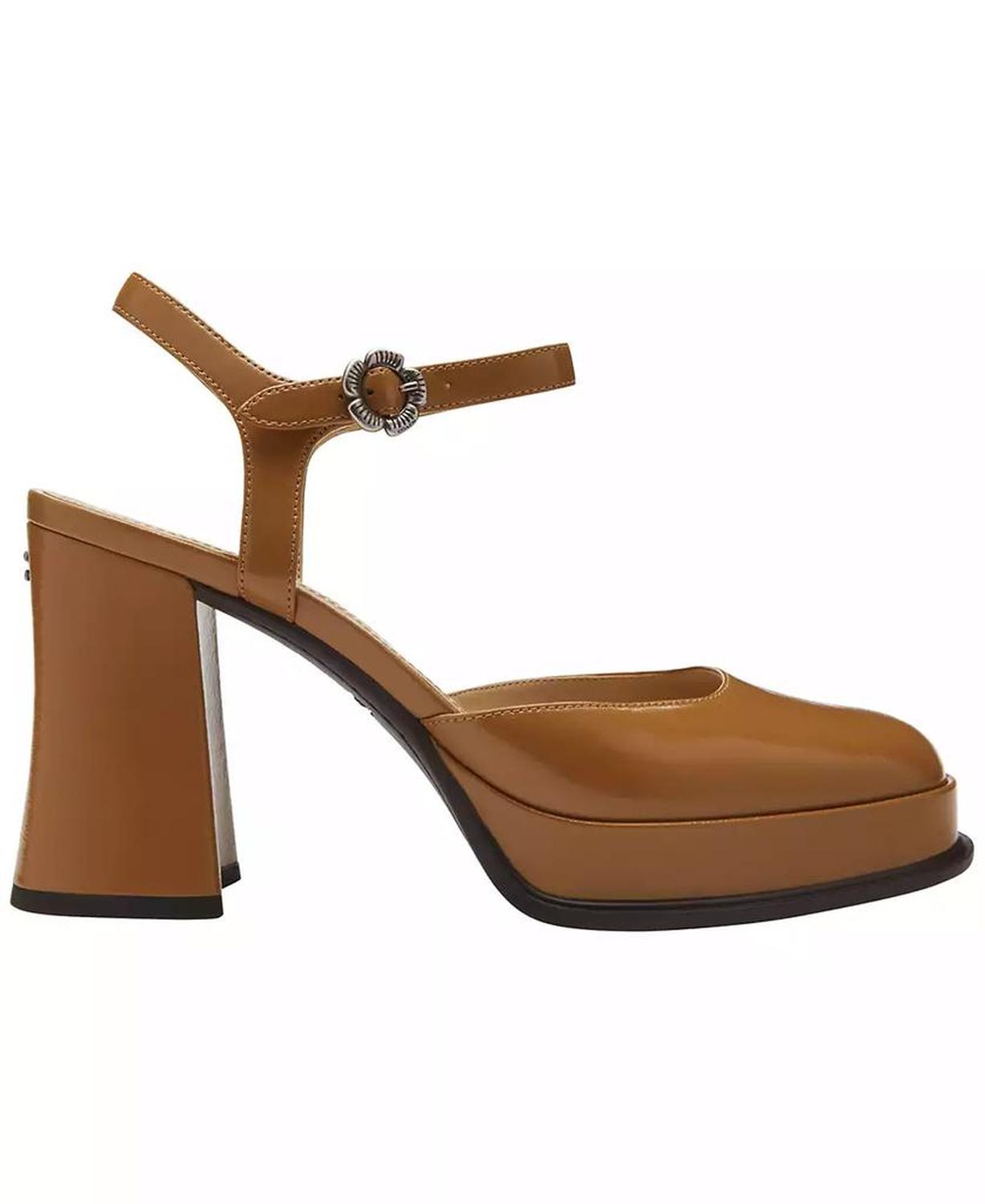 Women's Sculpted-Heel Platform Pumps