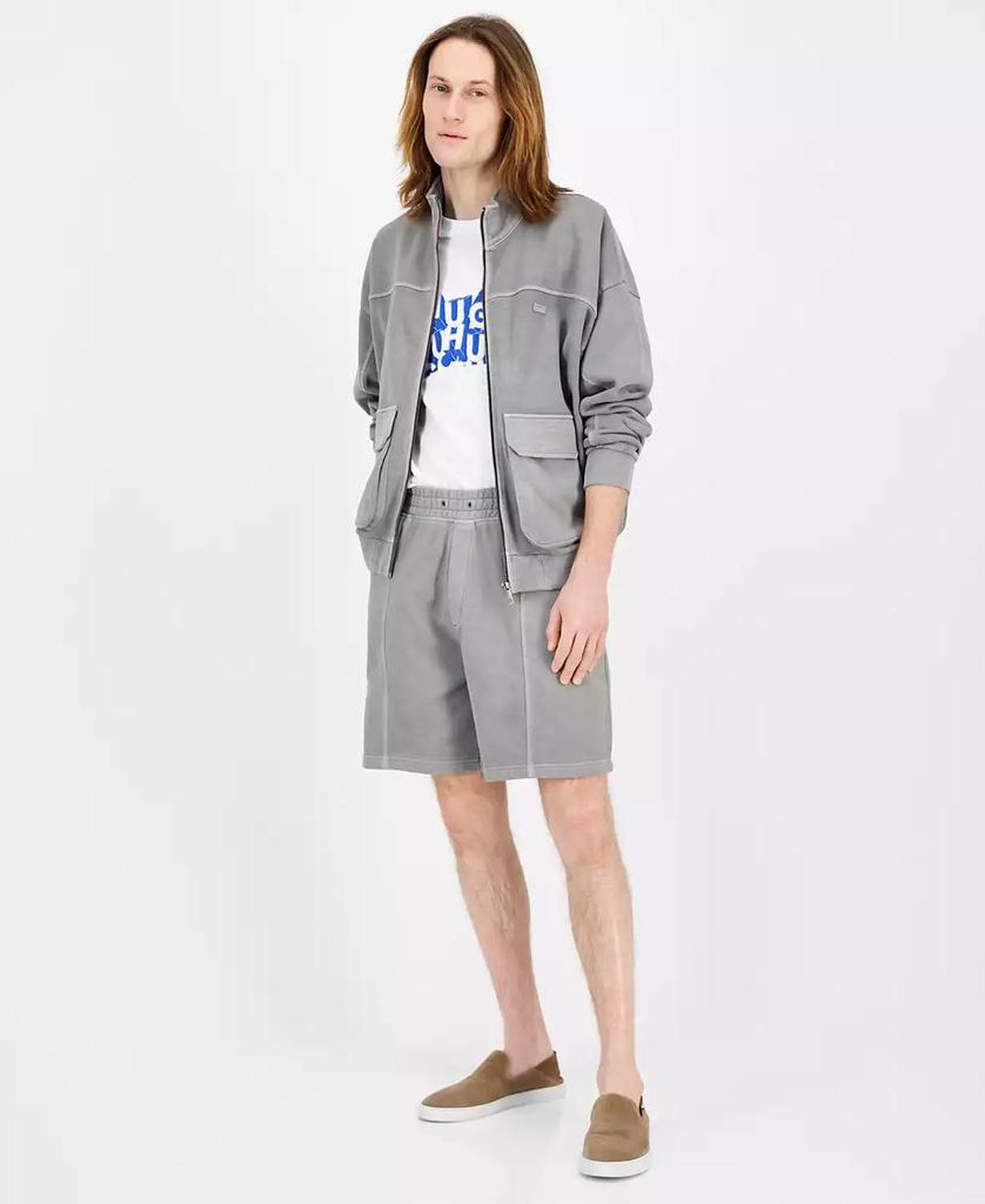 Men's Nombos Relaxed Fit Long Sleeve Zip-Front Jacket