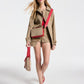 MK2000 Logo Jacquard Trench Coat