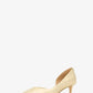 Elyse Crackled Metallic Leather Kitten Pump