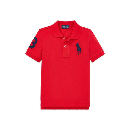 Big Pony Cotton Mesh Polo Shirt (Little Kids)