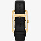 Petite Monroe Gold-Tone and Leather Watch