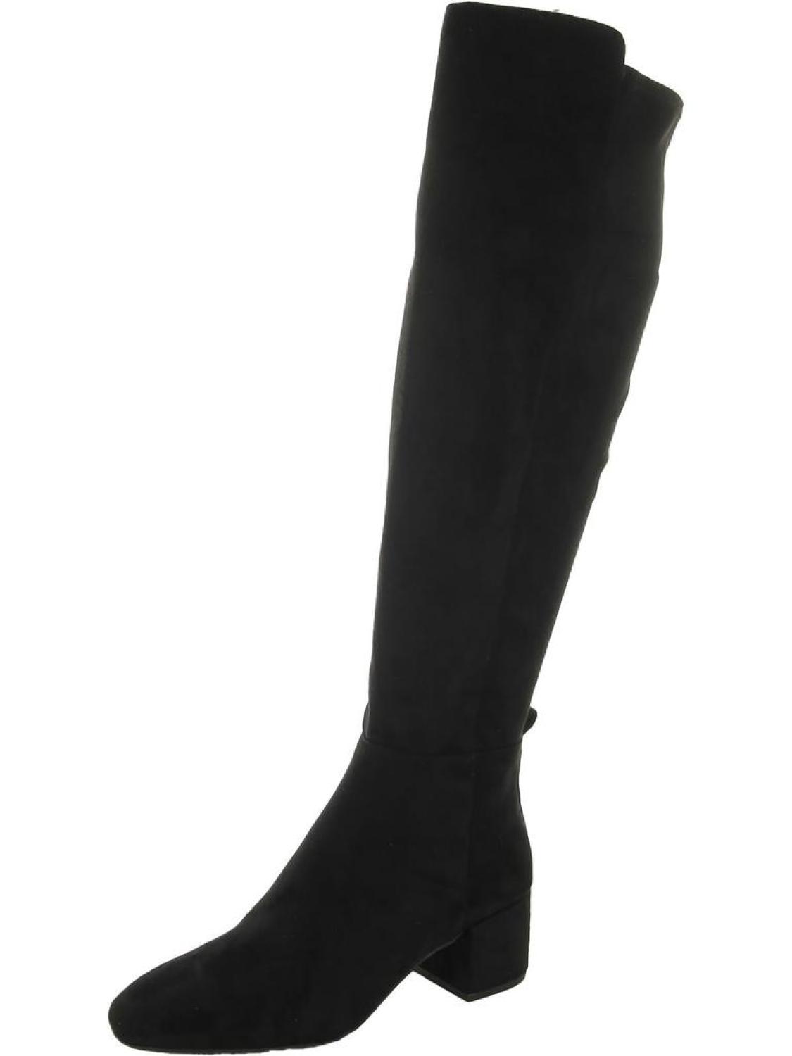 Womens Faux Suede Tall Over-The-Knee Boots