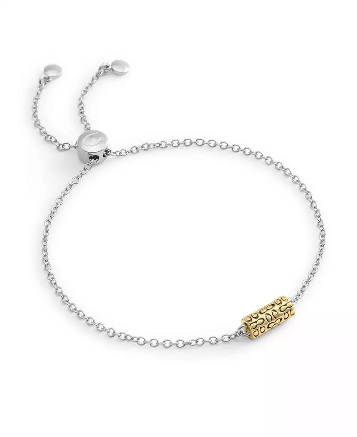Signature Quilted Tube Slider Bracelet