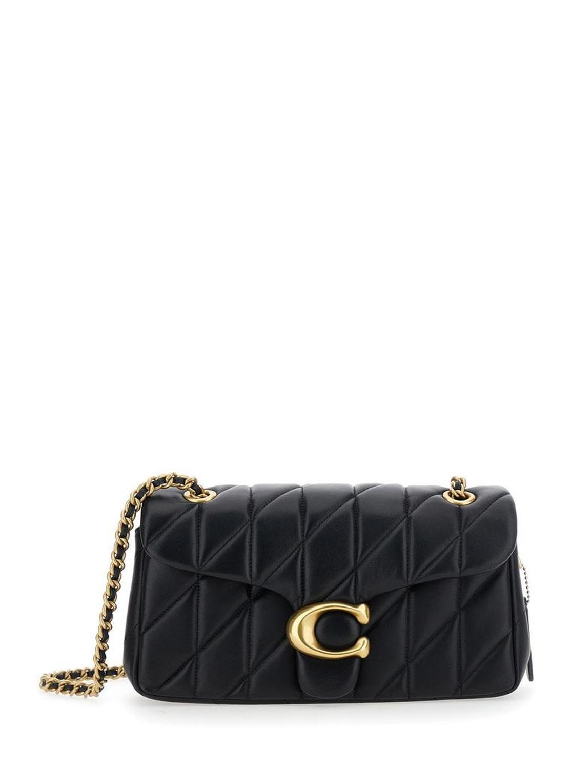 Coach Tabby 26 Logo Plaque Quilted Crossbody Bag
