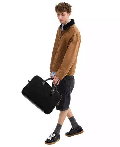 Men's Theo Work Signature Jacquard Bag