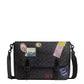 Men's Hitch Signature Canvas with Patches Messenger Bag