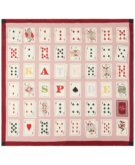 Playing Cards Silk Square Scarf
