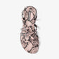 Darrington Snake Embossed Leather Sandal