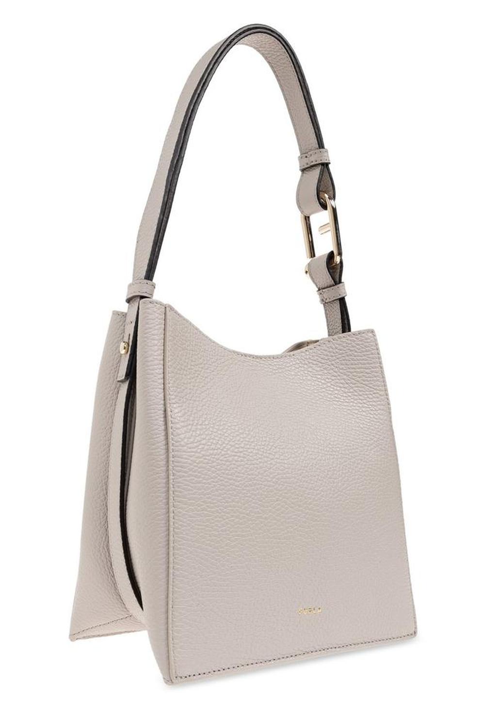 Furla Nuvola Logo Printed Mini Bucket Bag