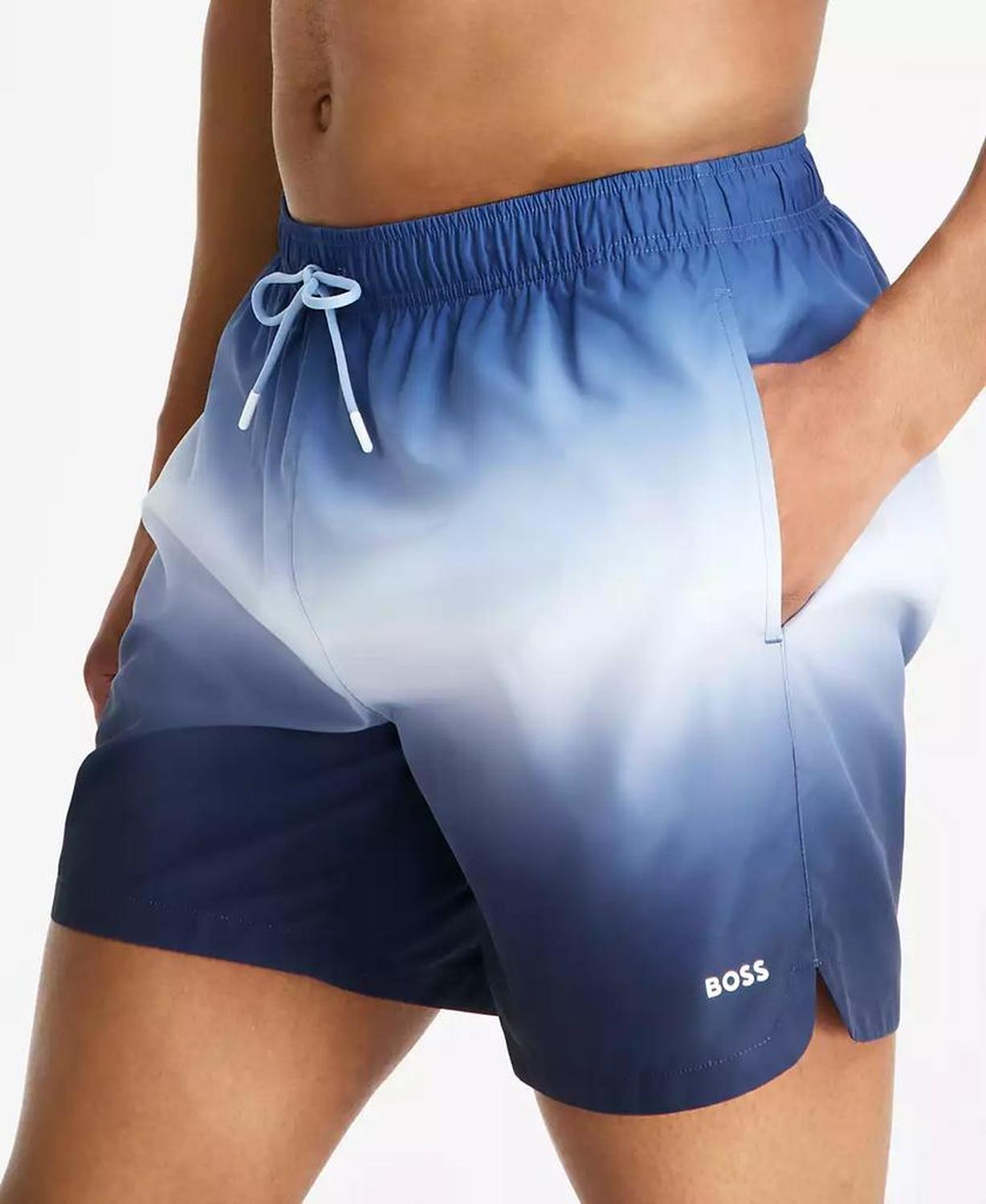 Men's Color Gradient Swim Trunks