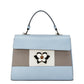 blue  Leather Handbag Shoulder Bag (Pre-Owned)