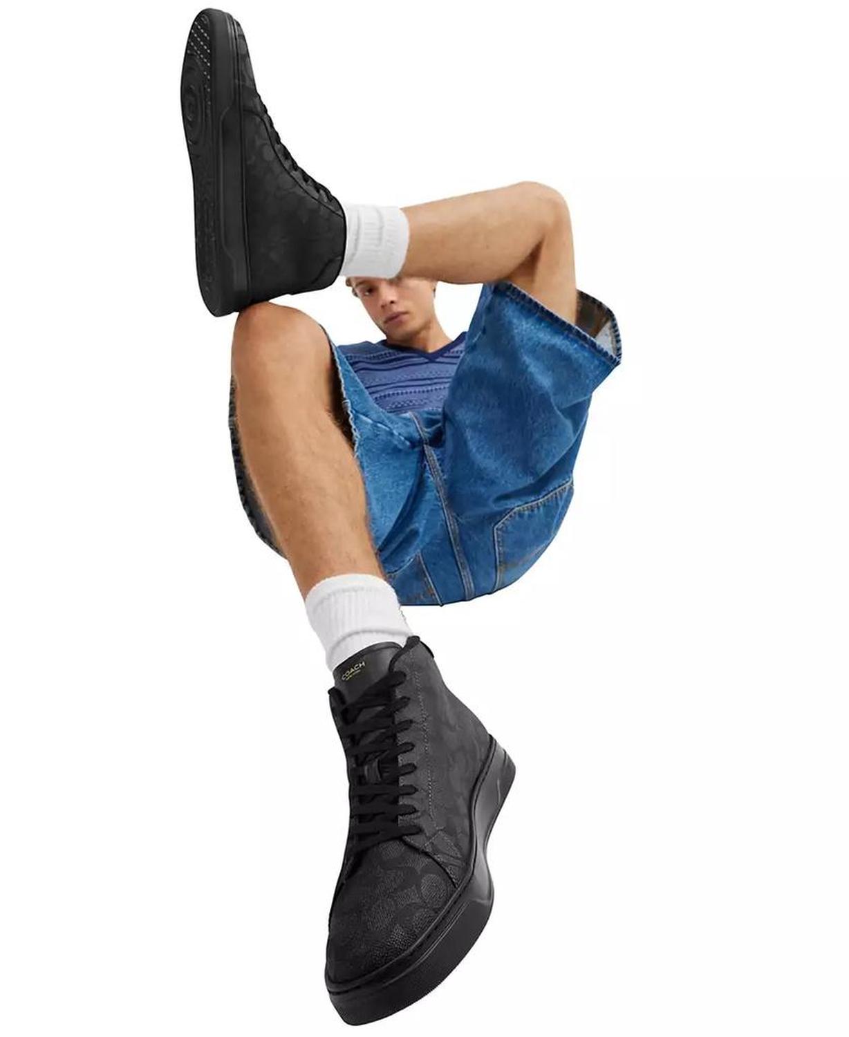 Men's High Line Lace-Up Sneakers