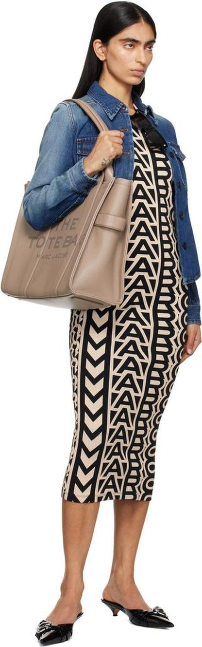 Gray 'The Leather Large' Tote