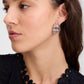 Spade Flower Lace Hoops