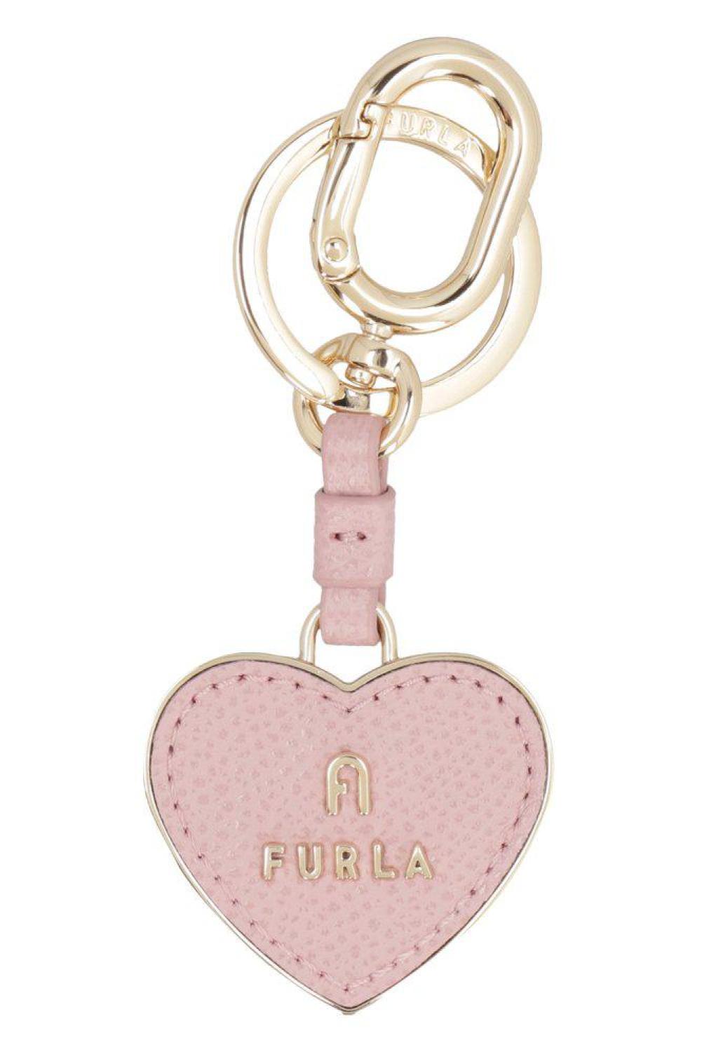 Furla Camelia Logo Lettering Keyring