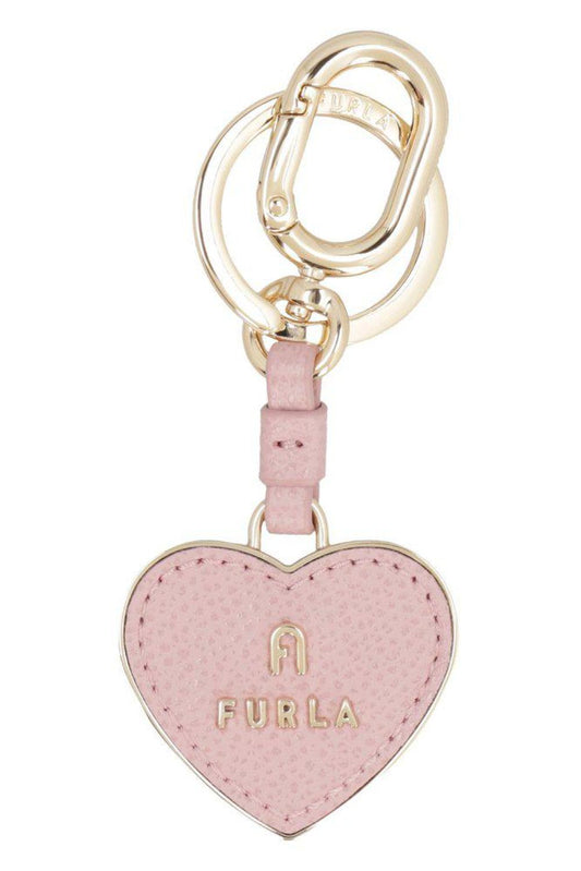 Furla Camelia Logo Lettering Keyring