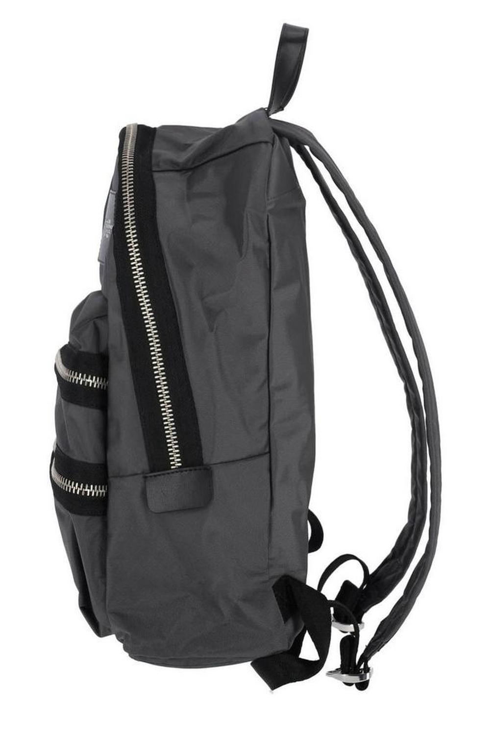 Marc Jacobs The Biker Logo-Patch Zipped Large Backpack