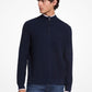 Cotton Quarter-Zip Sweater