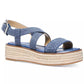 MICHAEL Lynn Leather Buckled Espadrille Sandals