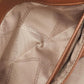 Michael Kors White/tan Coated Canvas And Leather Fulton Continental Wallet