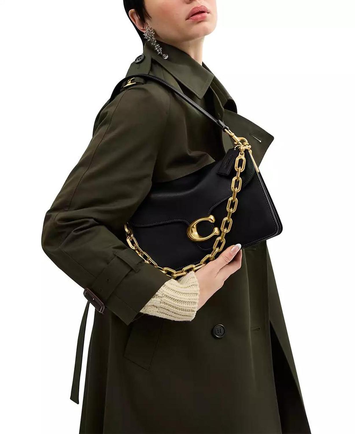 Chain Tabby Leather Small Shoulder Bag
