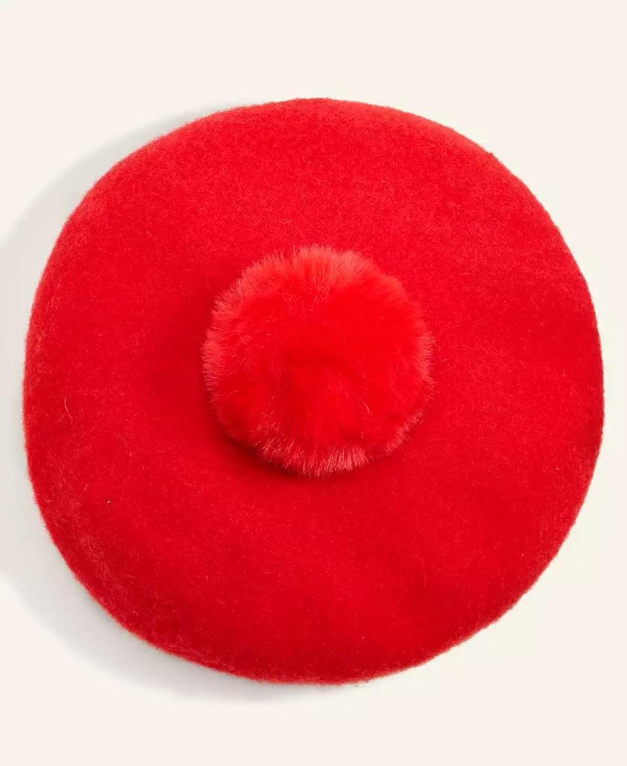 Disney | Macy's Minnie Mouse Pom-Pom Beret Hat, Macy's Exclusive