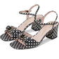 Bowdie Block Heel Sandal