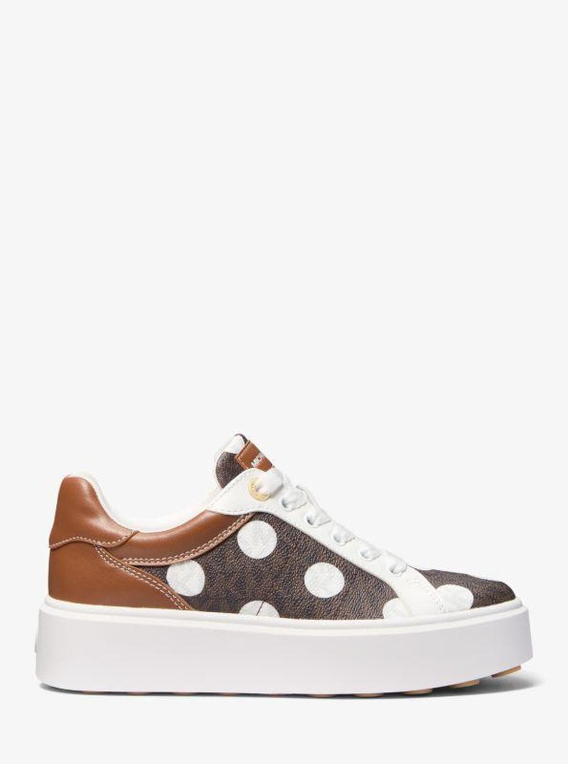 Romey Polka Dot Signature Logo Platform Sneaker