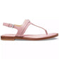 Mandy Logo Slingback Thong Sandals